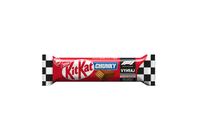 KITKAT F1 CHUNKY MLÉČNÁ ČOKOLÁDOVÁ TYČINKA
