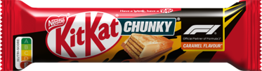 Tyčinka KitKat Chunky F1® Pit stop s karamelovou příchutí