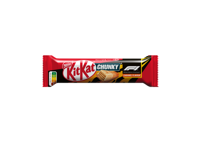 Tyčinka KitKat Chunky F1® Pit stop s karamelovou příchutí