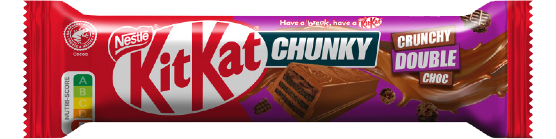 KITKAT CRUNCHY DOUBLE CHOC!