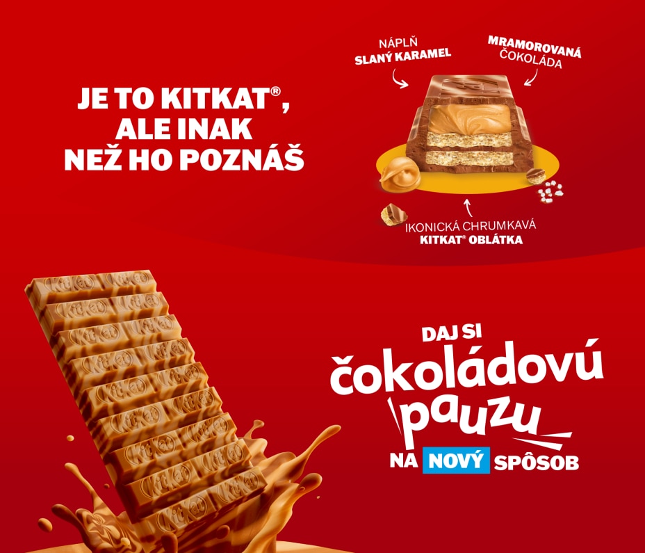 KITKAT TABULKA SLANÝ KARAMEL​