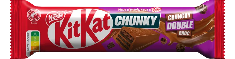 KITKAT CRUNCHY DOUBLE CHOC!
